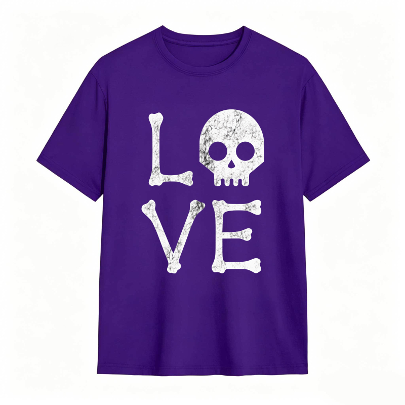 Dorawear™Love Skull Design Unisex Classic T-shirt