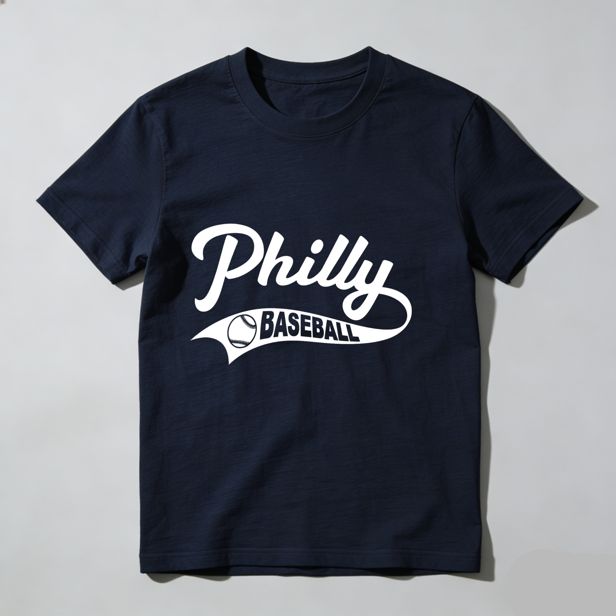 Dorawear™ Philly Baseball Logo Design Print T Shirt