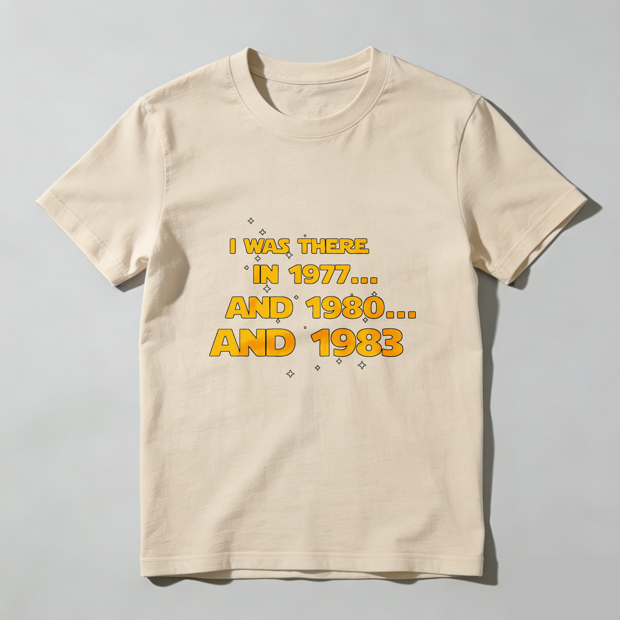 Dorawear™ I Was There In 1977 And 1980 And 1983 Pure Cotton Short Sleeve T Shirt-Dorawear