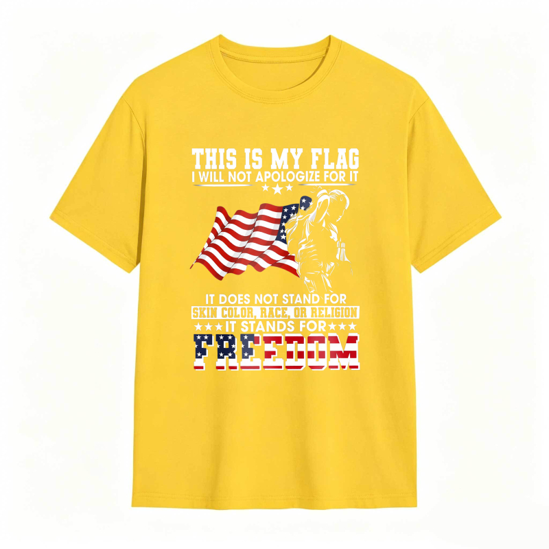 Dorawear™ American Flag Skeleton Freedom Statement Unisex Classic T-shirt