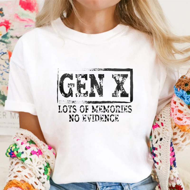 Gen X Lots Of Memories No Evidence Unisex Classic T-shirt