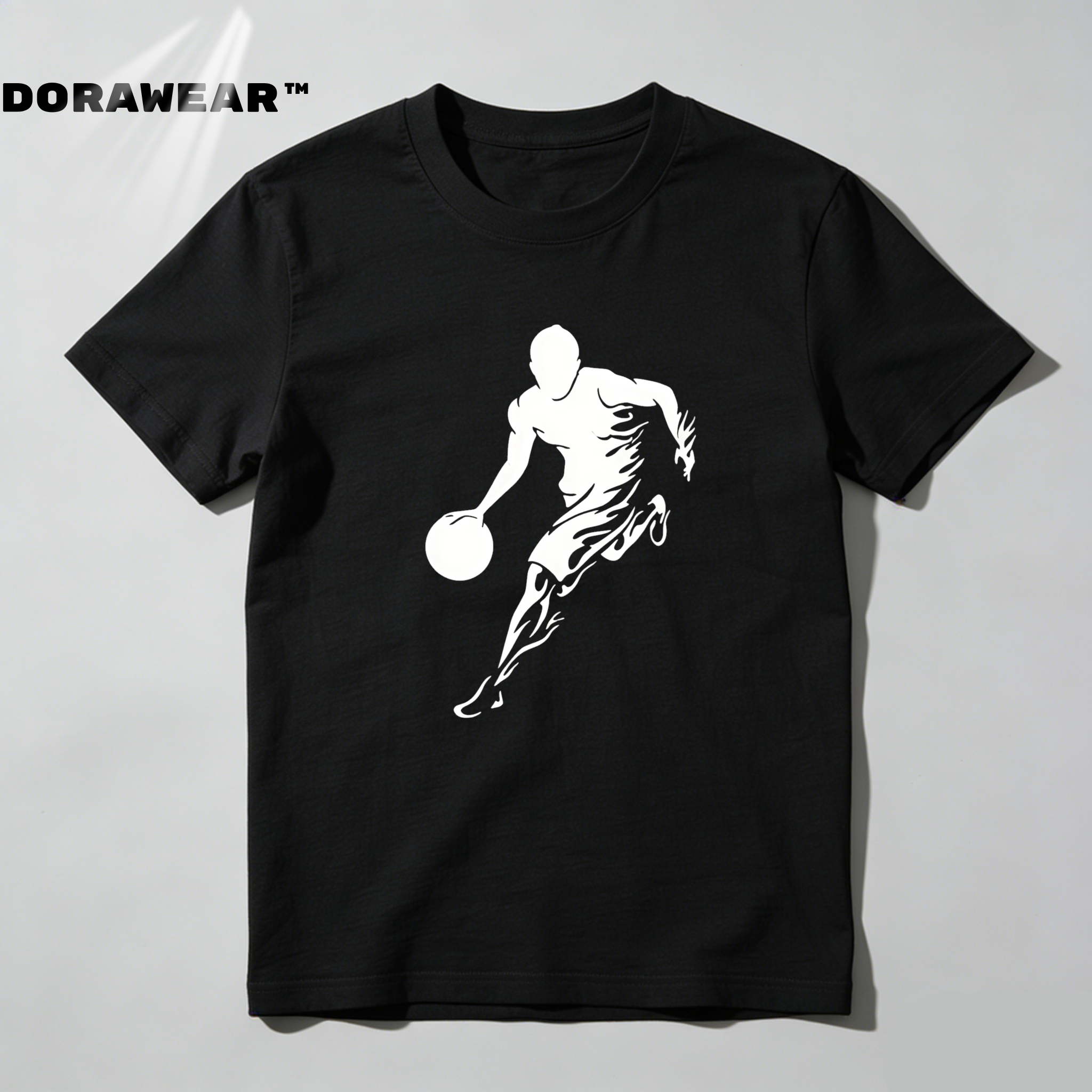 Dorawear™  Basketball Player In Motion With Ball T Shirt