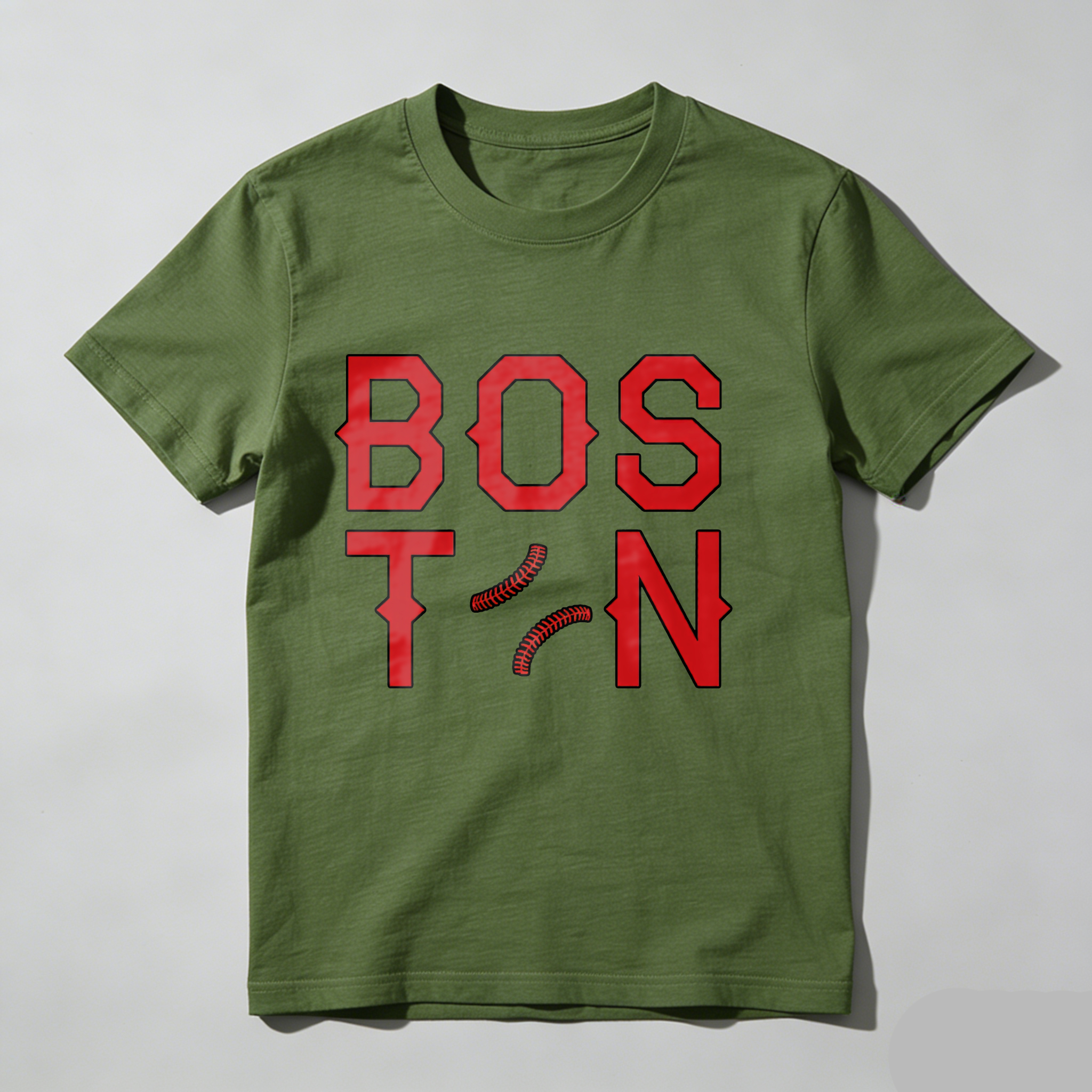 Dorawear™Boston Red Sox Baseball Design T Shirt