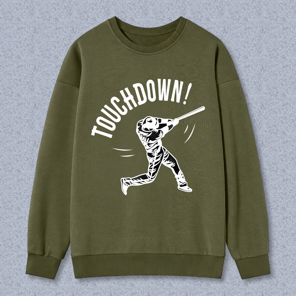 Dorawear™ Touchdown Baseball Player Graphic Unisex Classic Sweatshirt