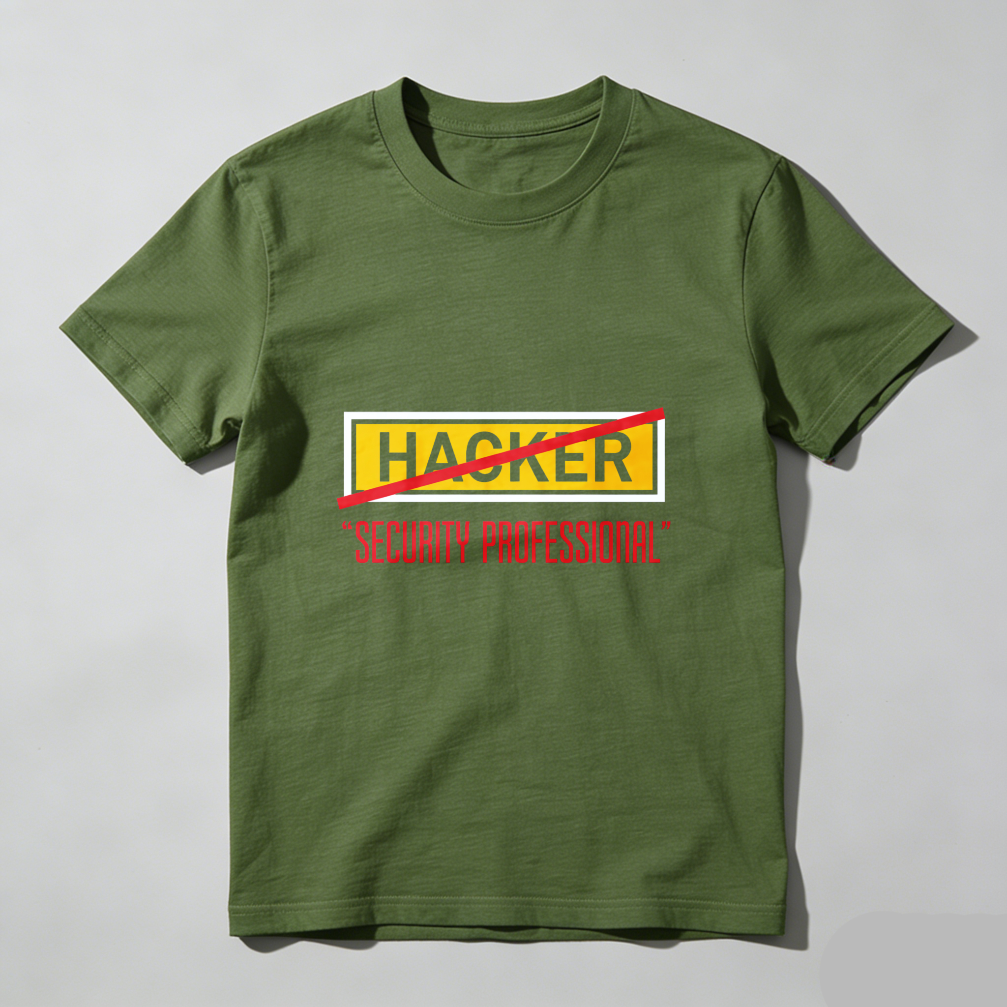 Dorawear™ Hacker Security Professional Pure Cotton Short Sleeve T Shirt-Dorawear