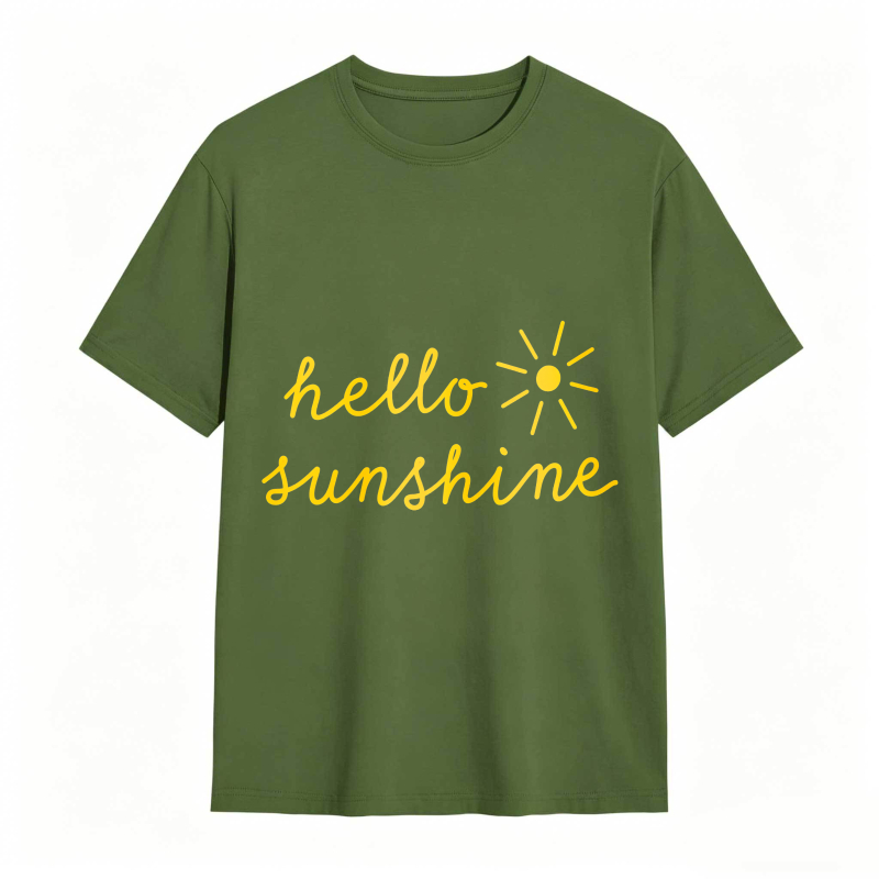 Dorawear™Hello Sunshine With Sun Icon Unisex Classic T-shirt