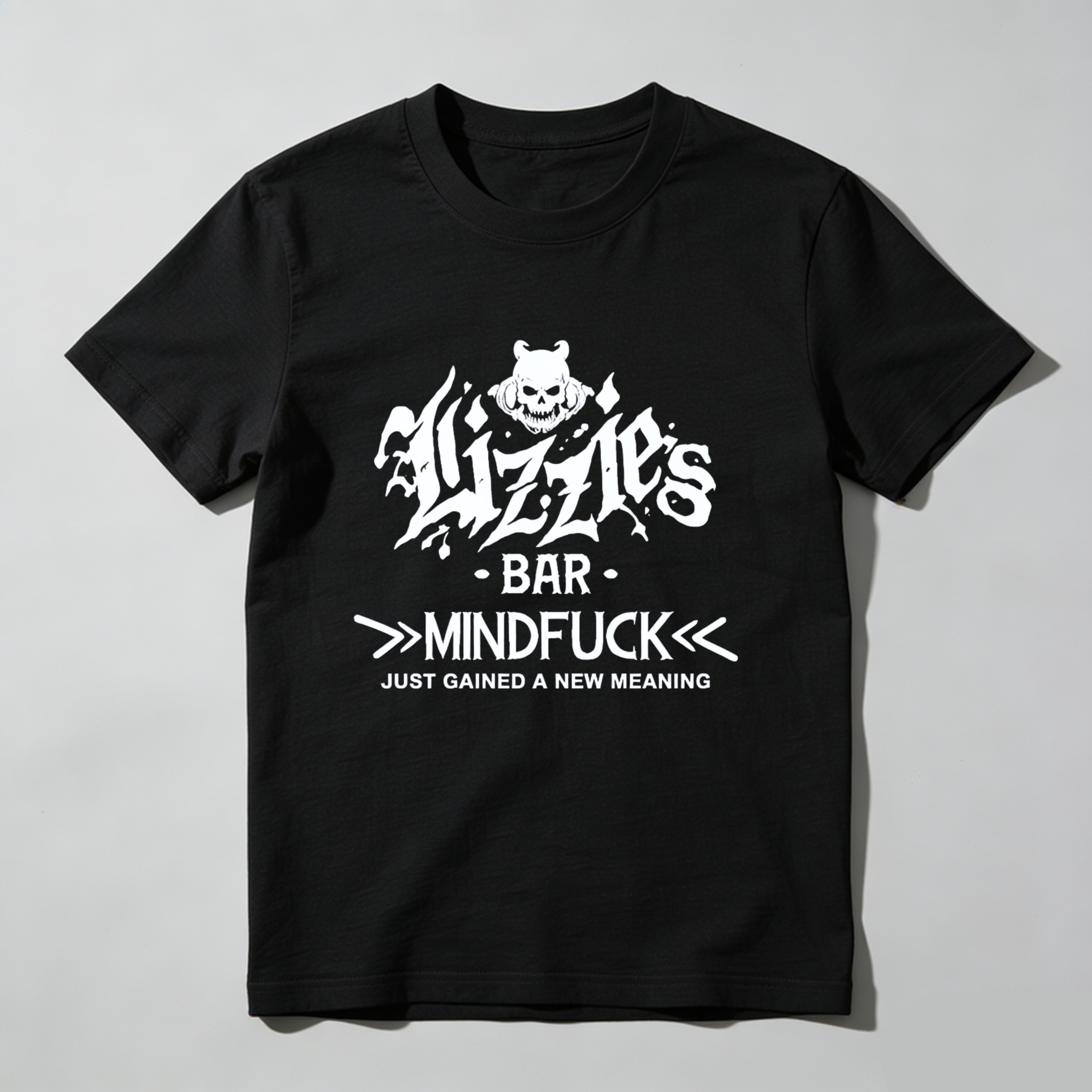 Dorawear™ Lizards Bar Mindfuck Just Gained A New Meaning Pure Cotton Short Sleeve T Shirt-Dorawear