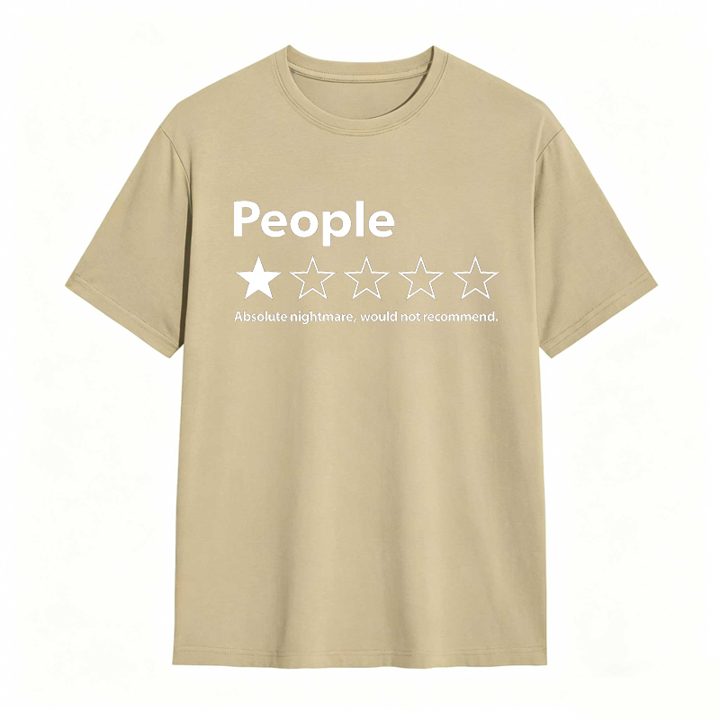 Funny Review People One Star Absolute Would T-Shirt