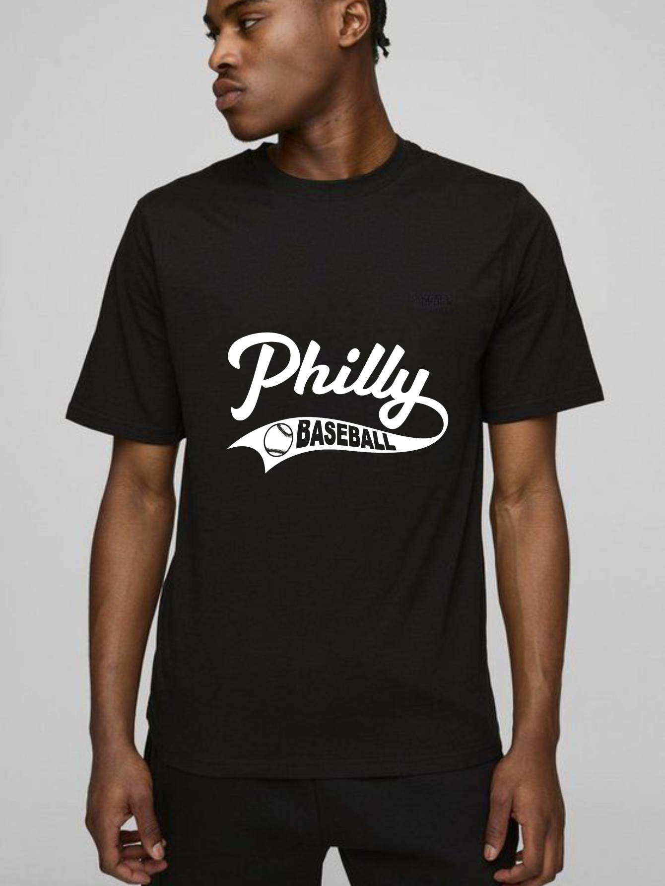 Dorawear™ Philly Baseball Logo Design Print T Shirt