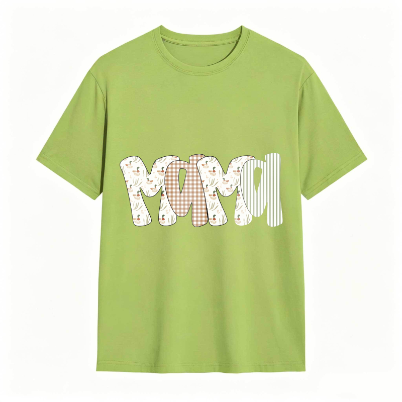 Dorawear™Mama Patterned Text Design Unisex Classic T-shirt