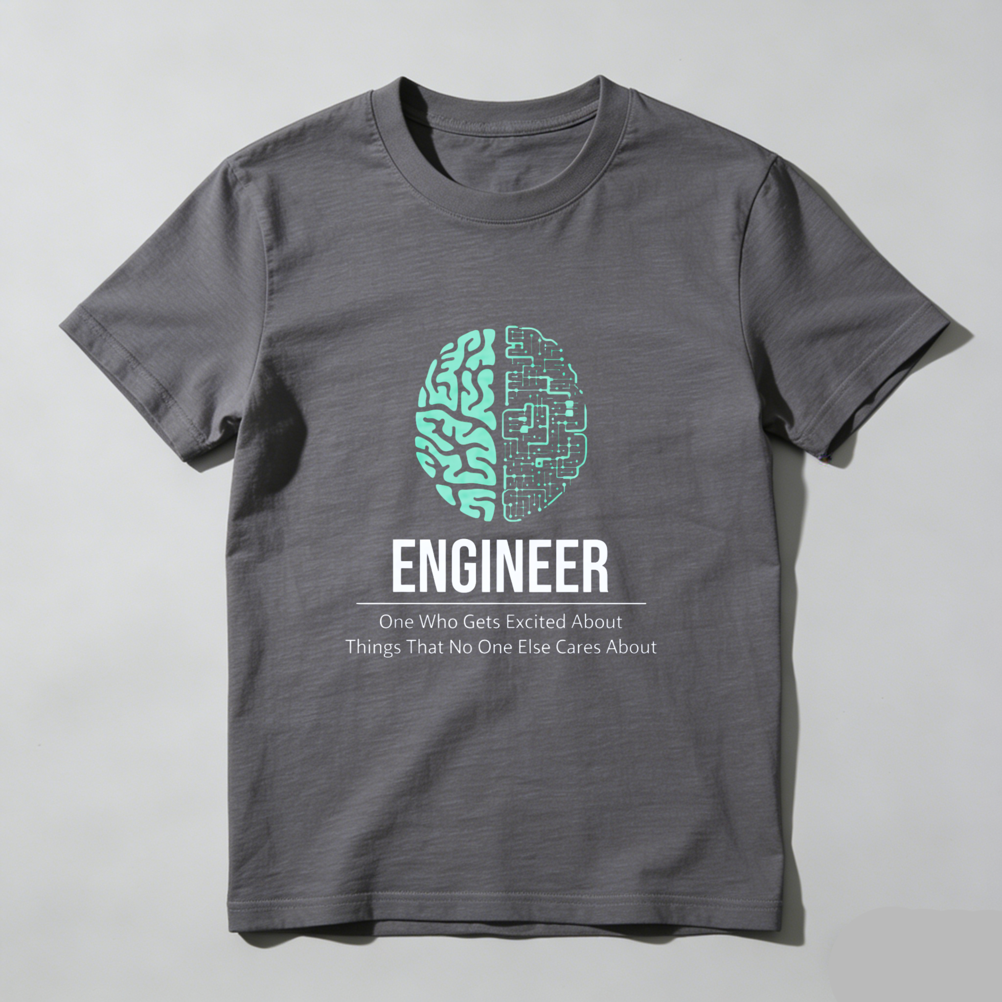 Dorawear Engineer Brain Design Pure Cotton Short Sleeve T Shirt