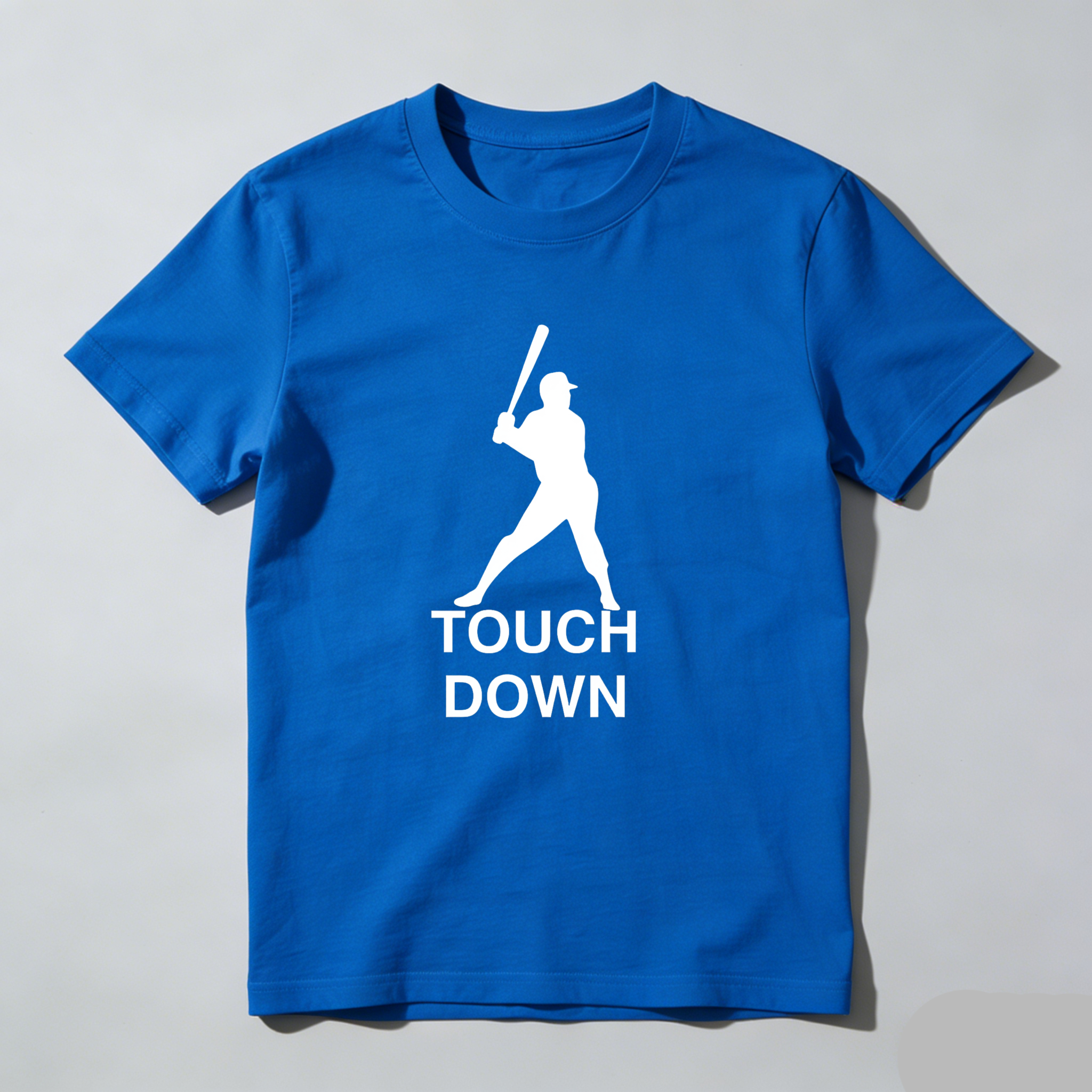 Dorawear™ Touch Down Baseball Player Silhouette  T Shirt