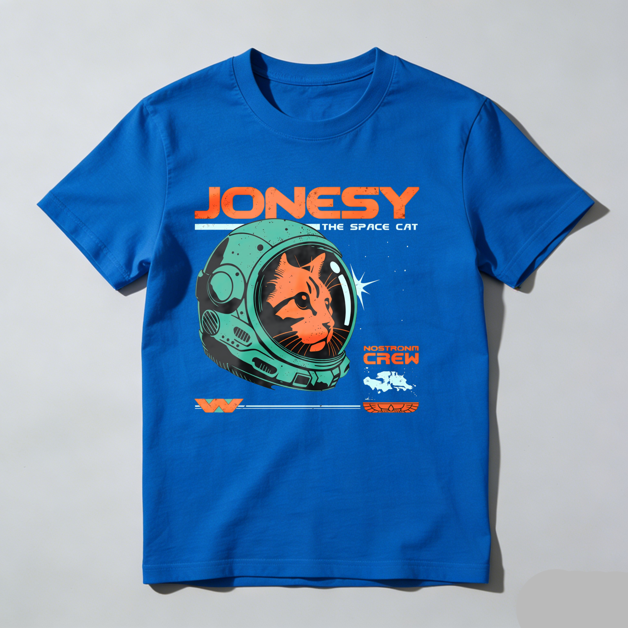 Dorawear Jonesy The Space Cat Astronaut Crew T Shirt