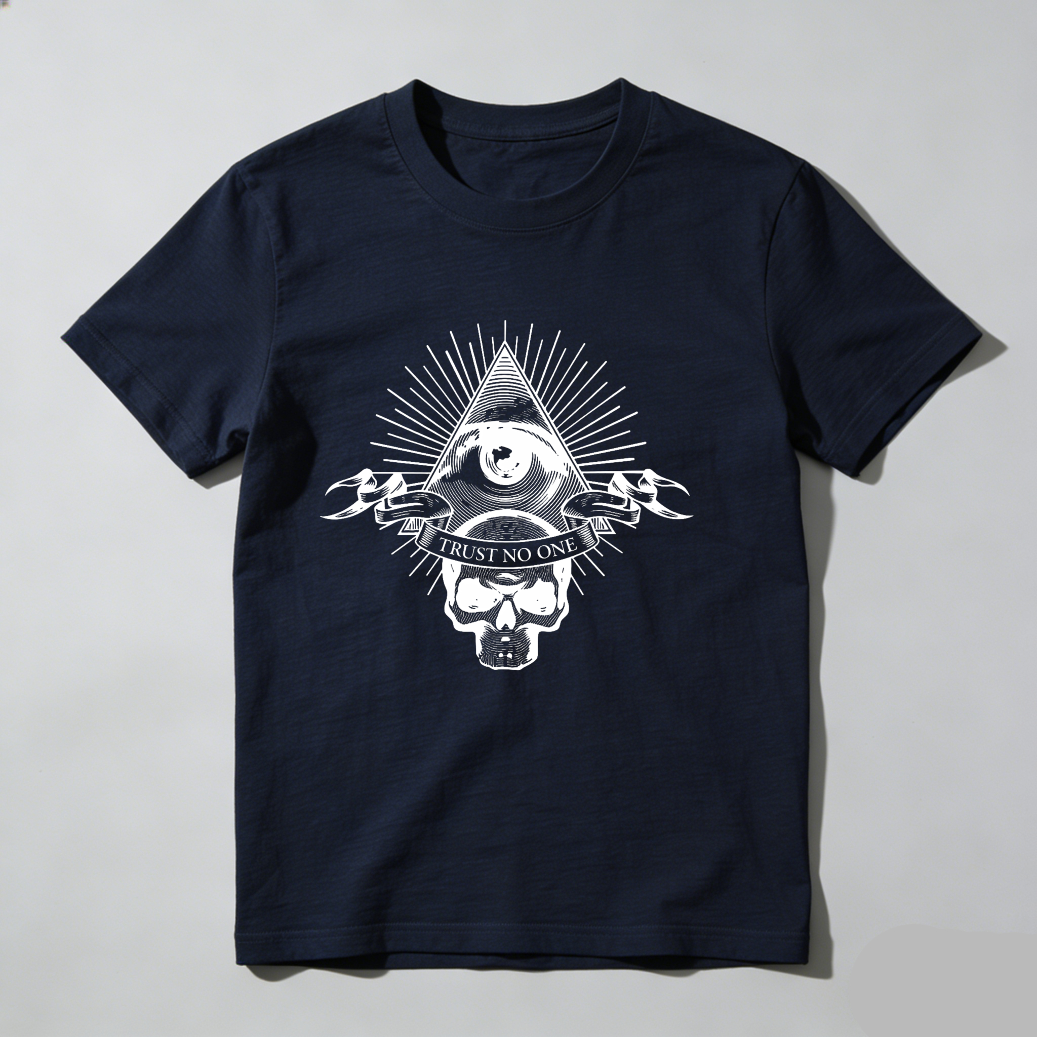 Dorawear™All Seeing Eye Skull Pyramid Symbol  T Shirt