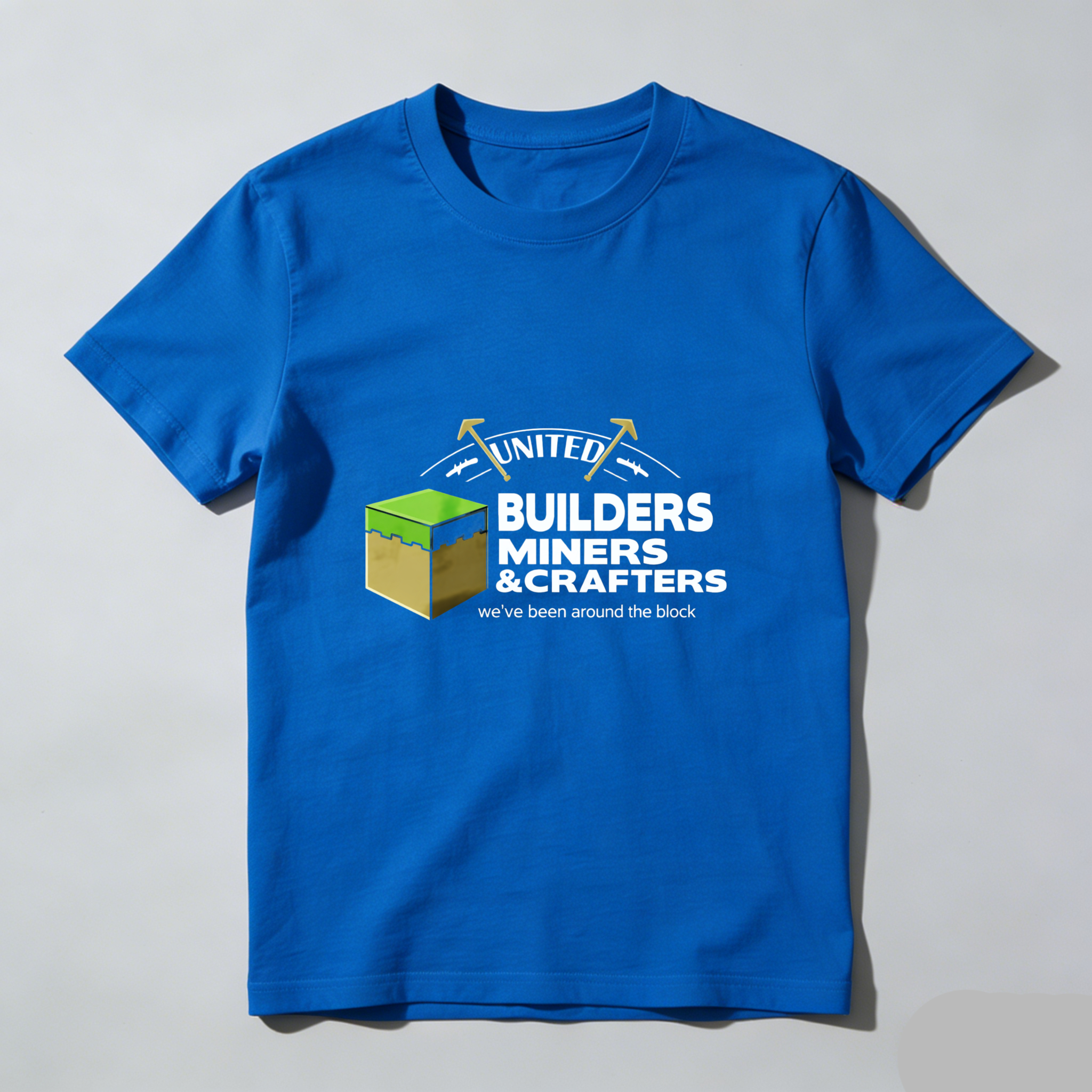 Dorawear™ United Builders Miners Crafters Pure Cotton Short Sleeve T Shirt-Dorawear