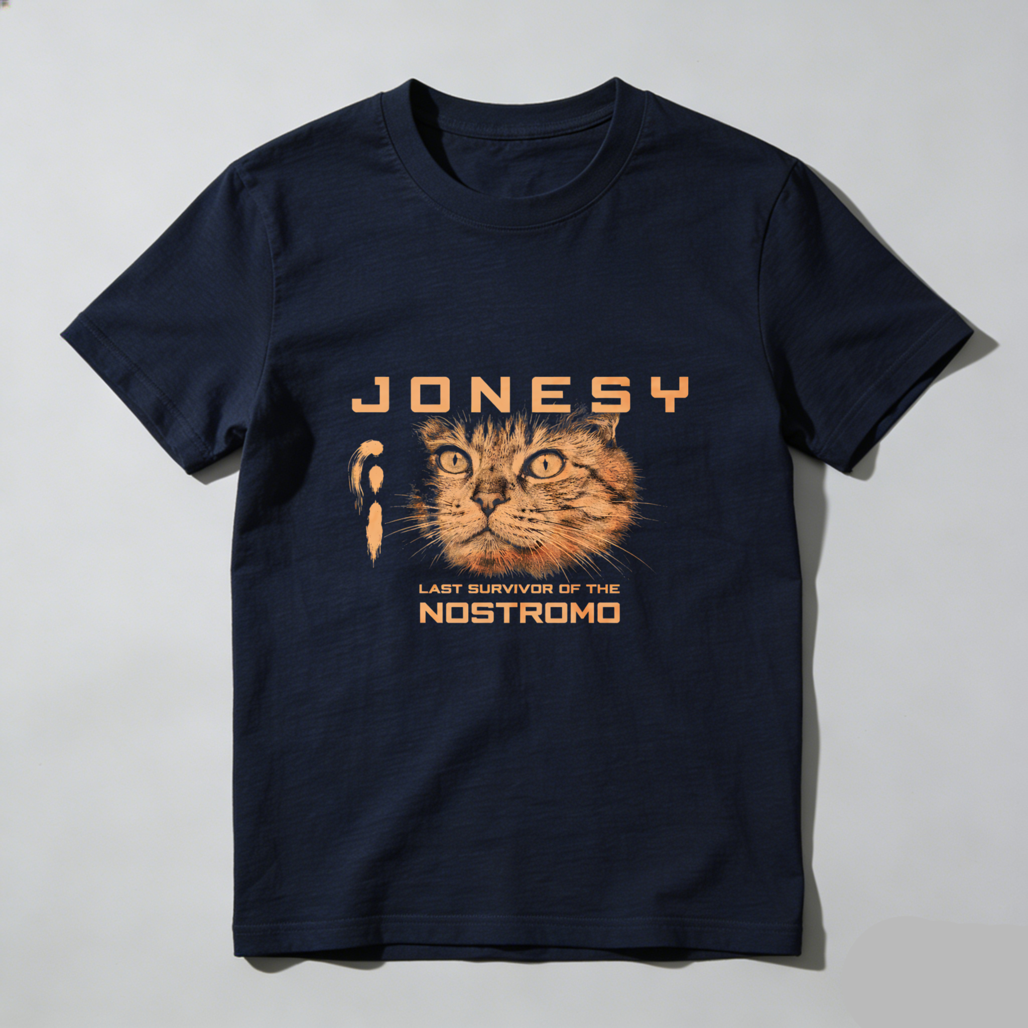 Dorawear™ Jonesy Last Survivor Of The Nostromo Pure Cotton Short Sleeve T Shirt-Dorawear