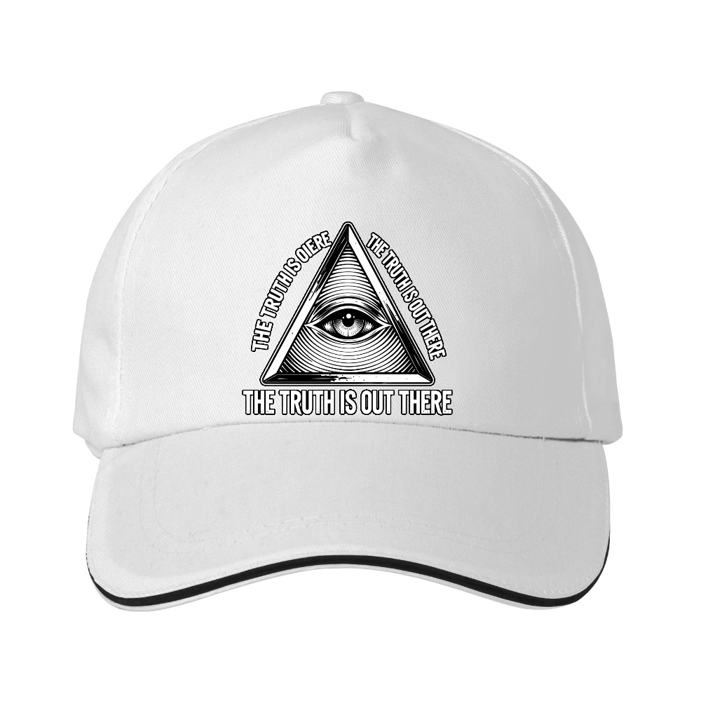 Dorawear™ Baseball Cap  All Seeing Eye With The Truth Is Out There Text Casual Wear For Men And Women
