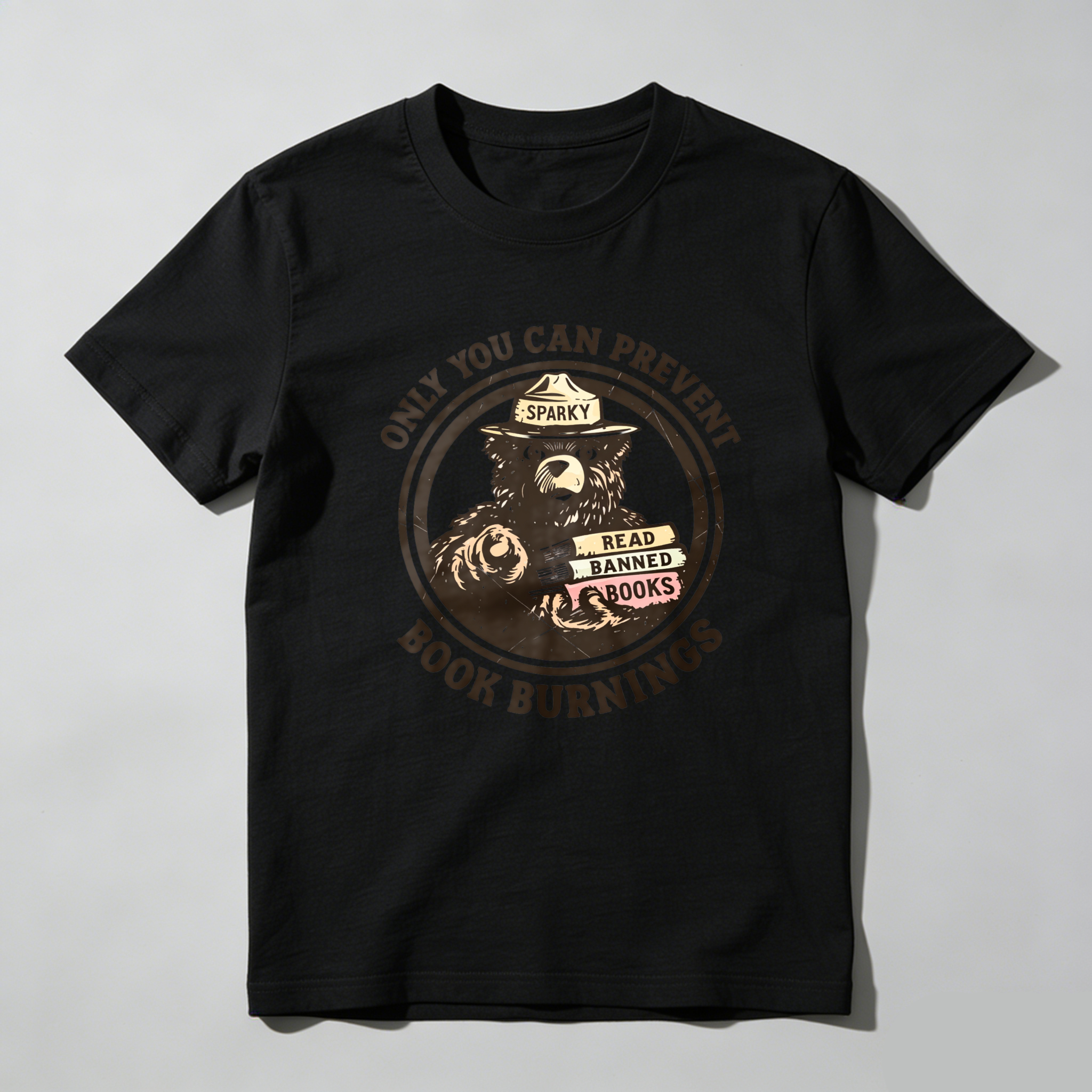 Dorawear Only You Can Prevent Book Burnings T Shirt