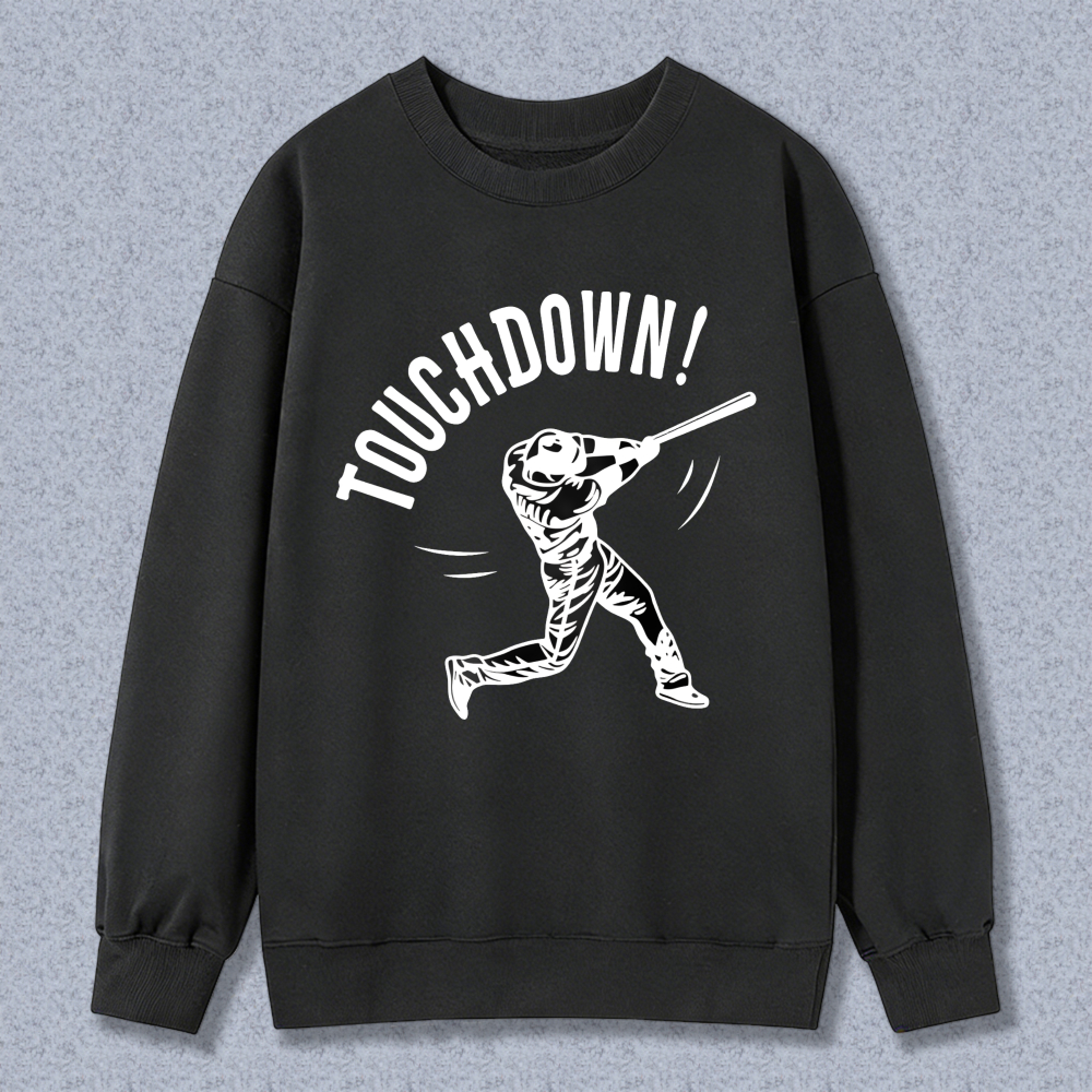 Dorawear™ Touchdown Baseball Player Graphic Unisex Classic Sweatshirt