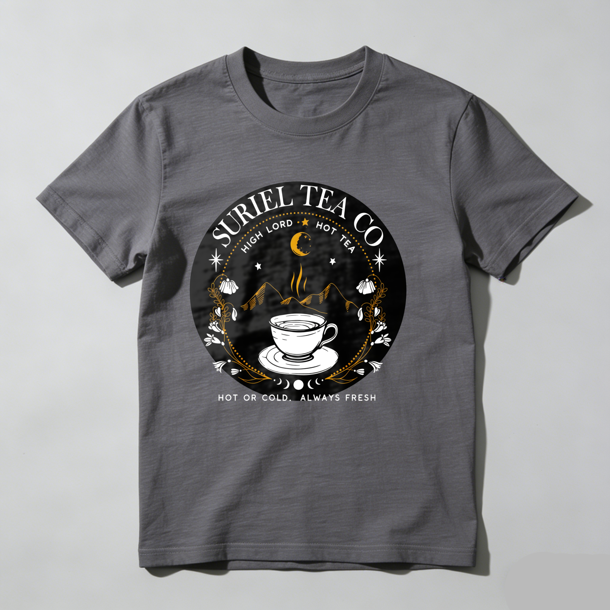Dorawear Suriel Tea Co High Lord Hot Tea T Shirt