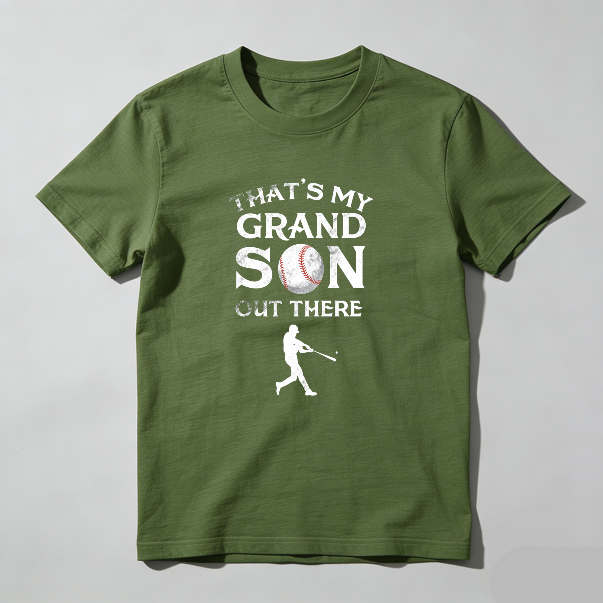 Dorawear™ That's My Grandson Out There Baseball Player  T Shirt-Dorawear