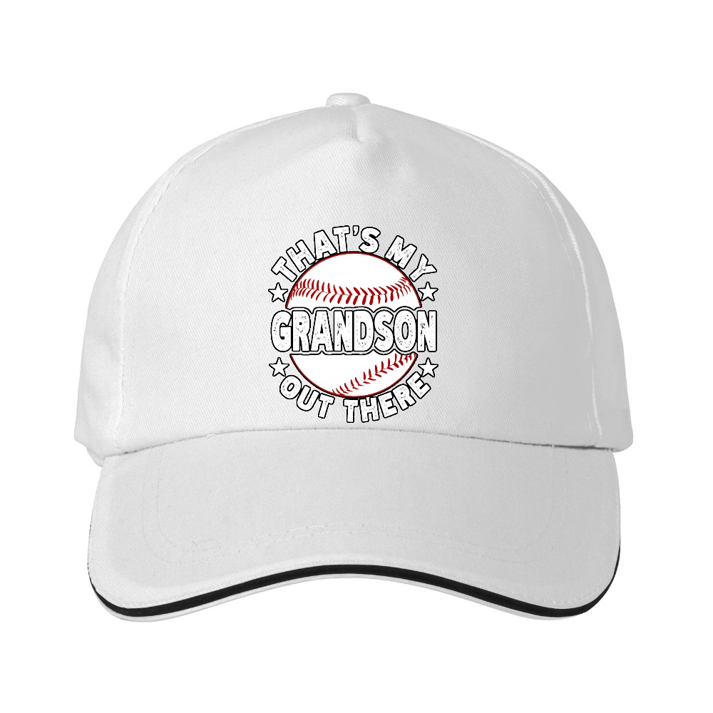 Dorawear™ Baseball Cap Thats My Grandson Out There Baseball Design For Grandparents Watching Games