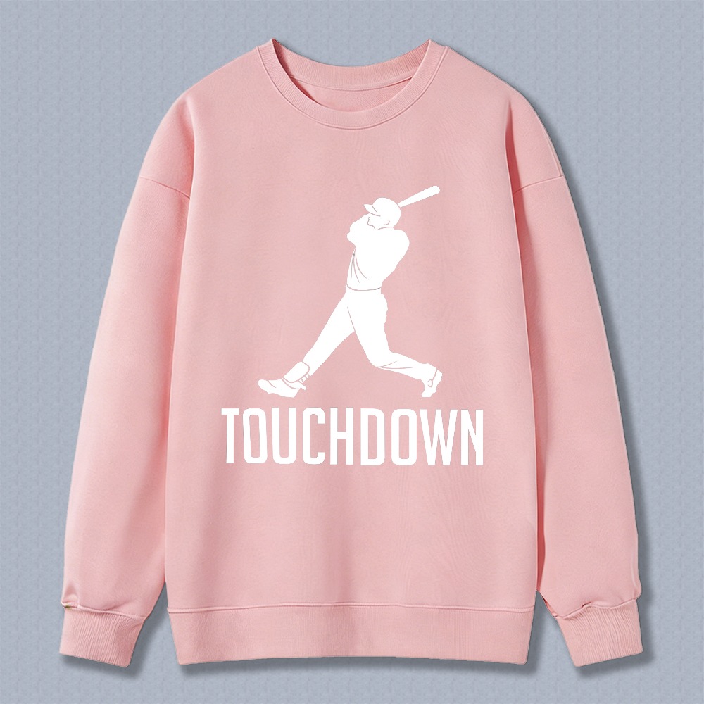 Dorawear™ Baseball Player Silhouette Touchdown Unisex Classic Sweatshirt