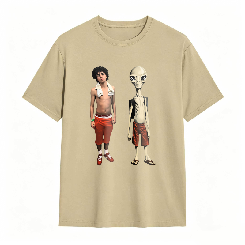 Dorawear™ Alien And Human Character Design Unisex Classic T-shirt