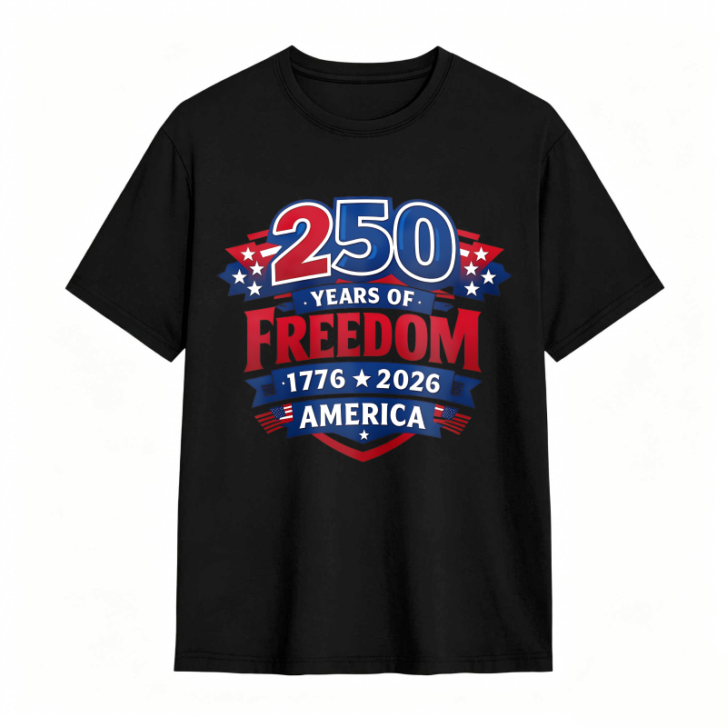 250 Years Of Freedom 1776 2026 America T-shirt