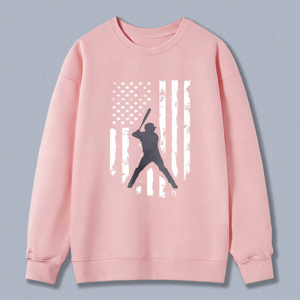 Dorawear™ American Flag Design Unisex Classic Sweatshirt