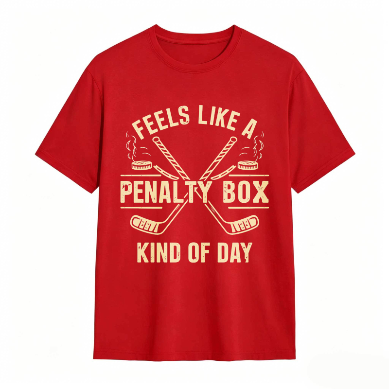 Dorawear™Feels Like A Penalty Box Kind Of Day Hockey Theme Unisex Classic T-shirt