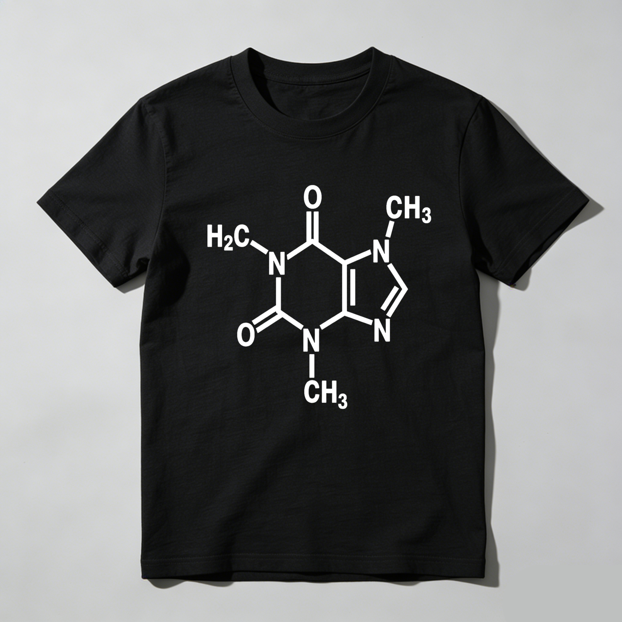 Dorawear Chemical Structure Print On Black T Shirt T Shirt