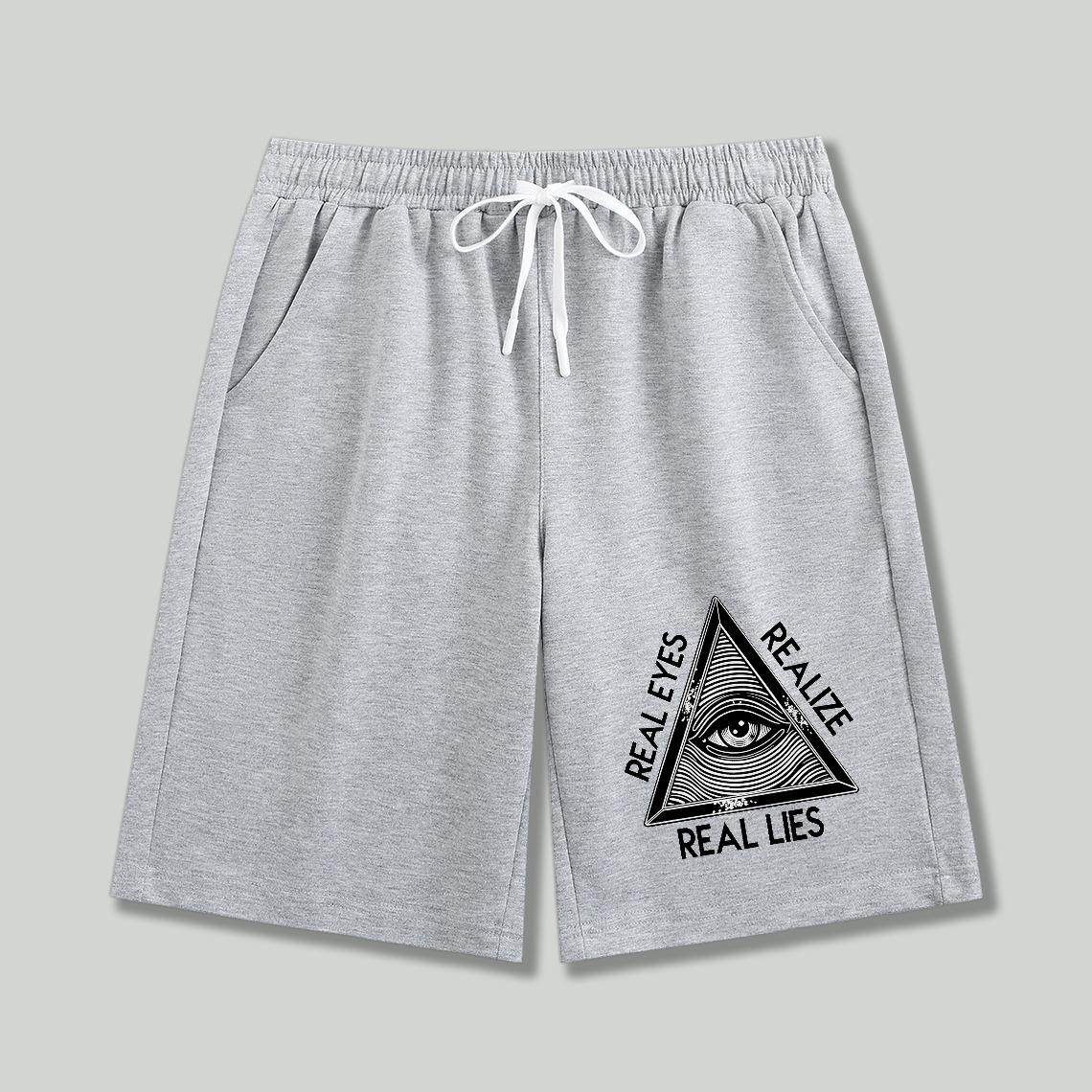 Dorawear™Real Eyes Realize Real Lies Pyramid Eye Shorts