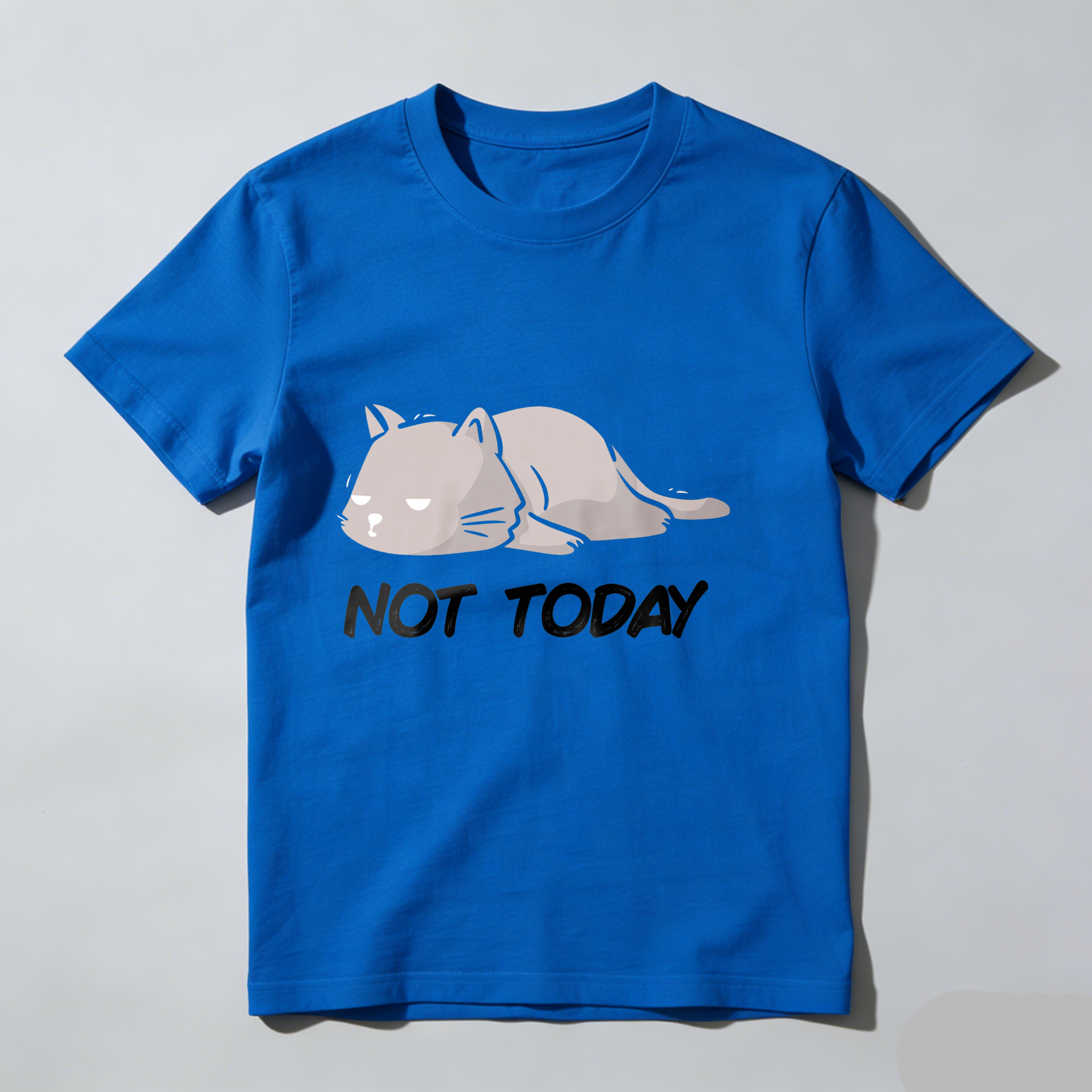 Dorawear™ Cat Lying Down Not Today T Shirt