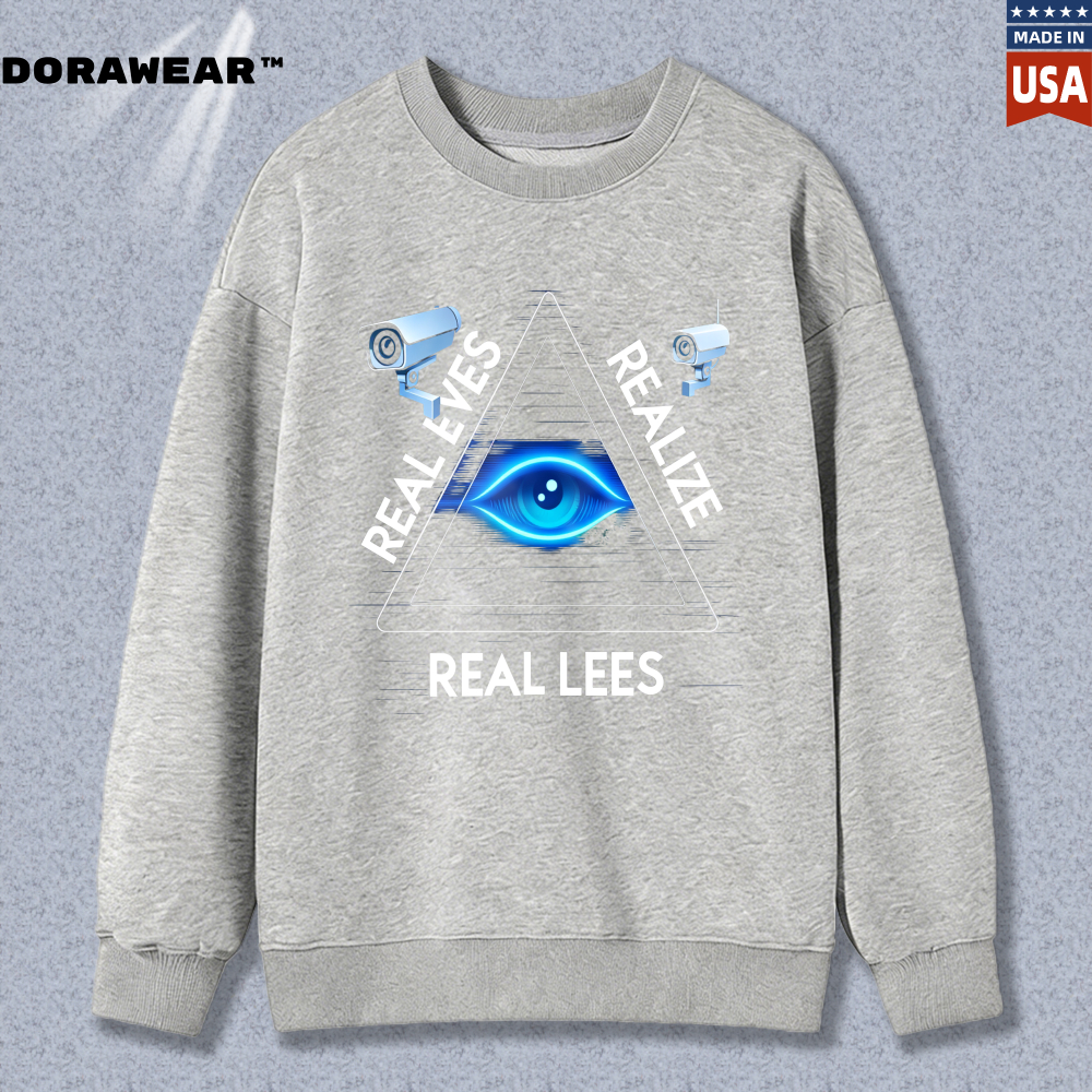 Dorawear™ Eye In Triangle Real Eyes Realize Real Lees Unisex Classic Sweatshirt