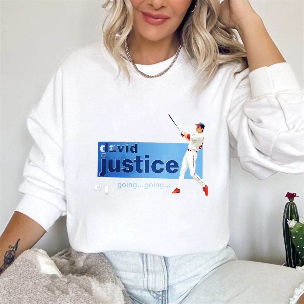 Dorawear™ David Justice Baseball Player Going Going Unisex Classic Sweatshirt