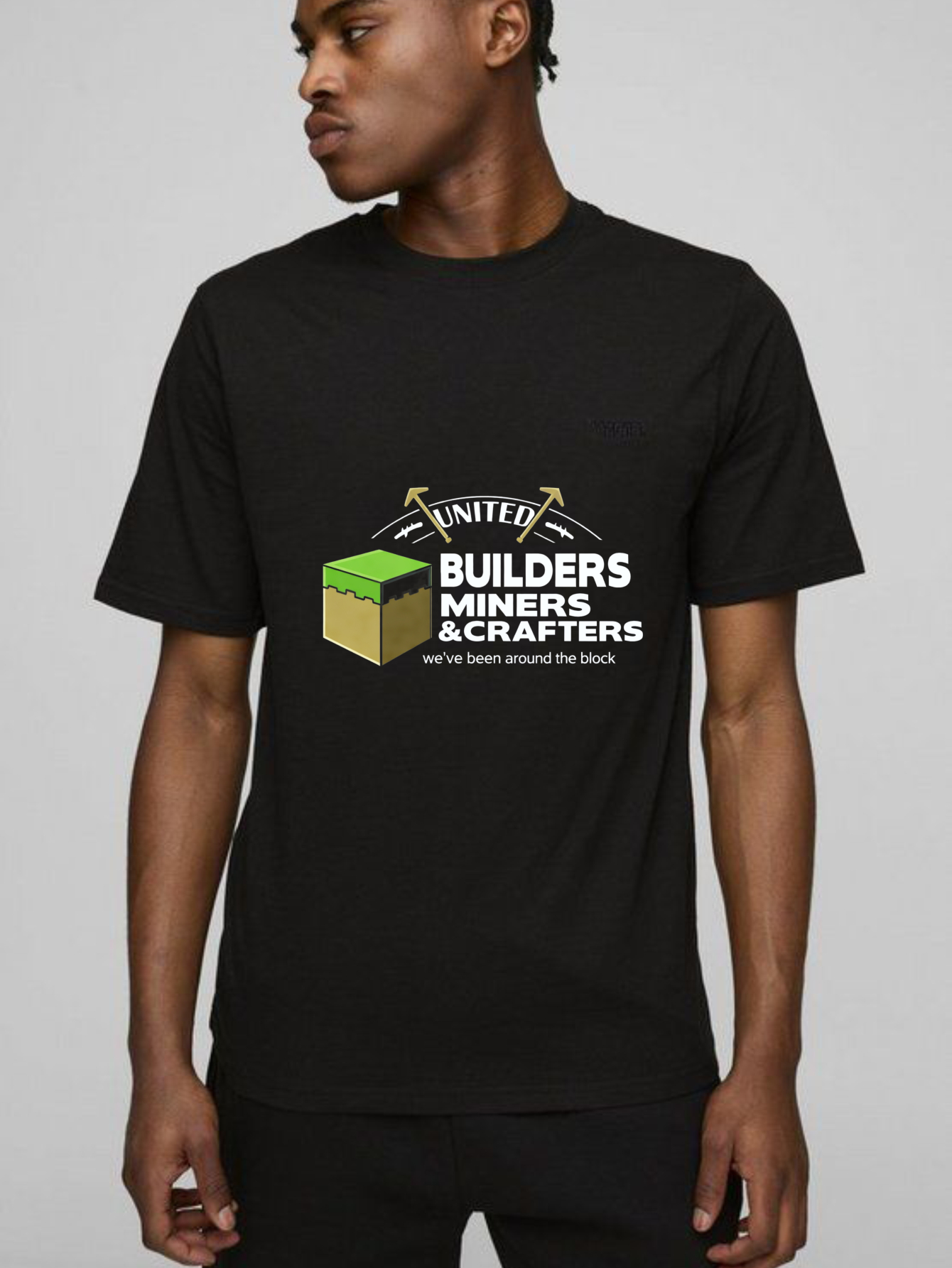 Dorawear™ United Builders Miners Crafters Pure Cotton Short Sleeve T Shirt-Dorawear