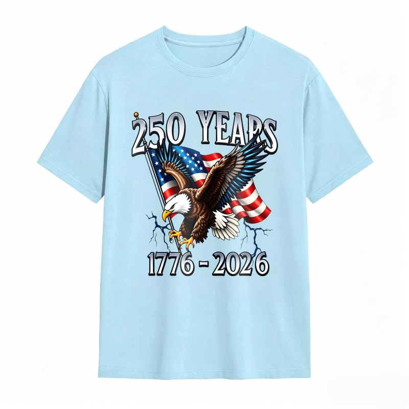 Dorawear™ 250 Years American Eagle Flag 1776 2026 Unisex Classic T-shirt