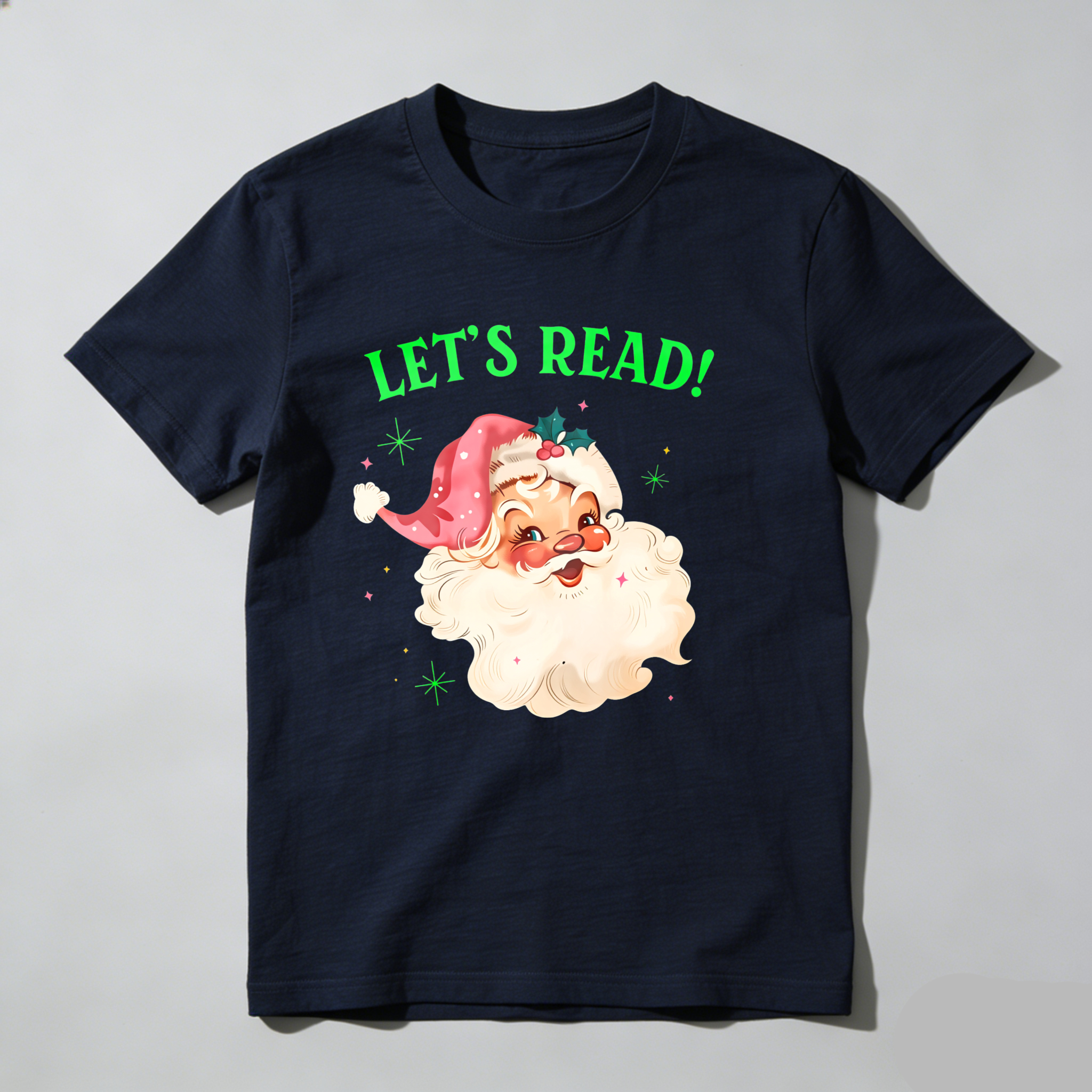 Dorawear™ Santa Claus With Book And Stars T Shirt