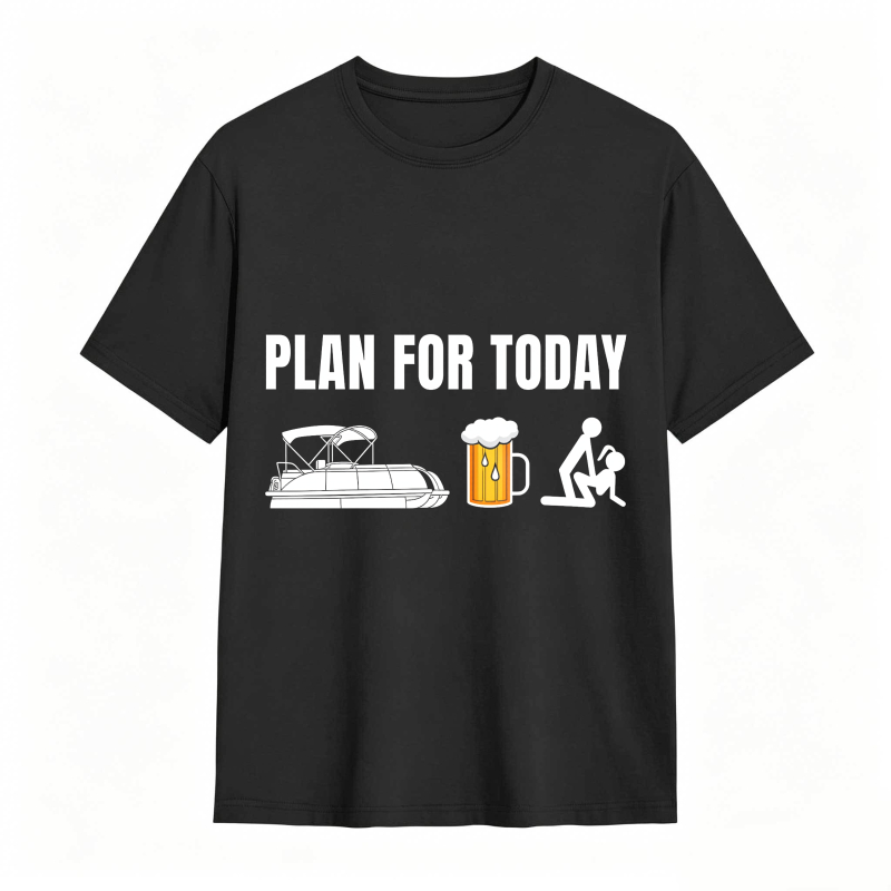 Dorawear™ Plan For Today Boat Beer And Yoga Unisex Classic T-shirt