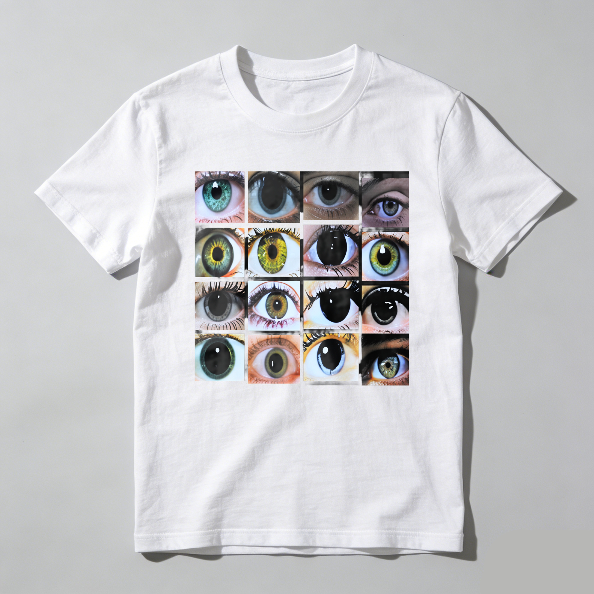 Dorawear™ Eye Grid Pattern Print Design T Shirt