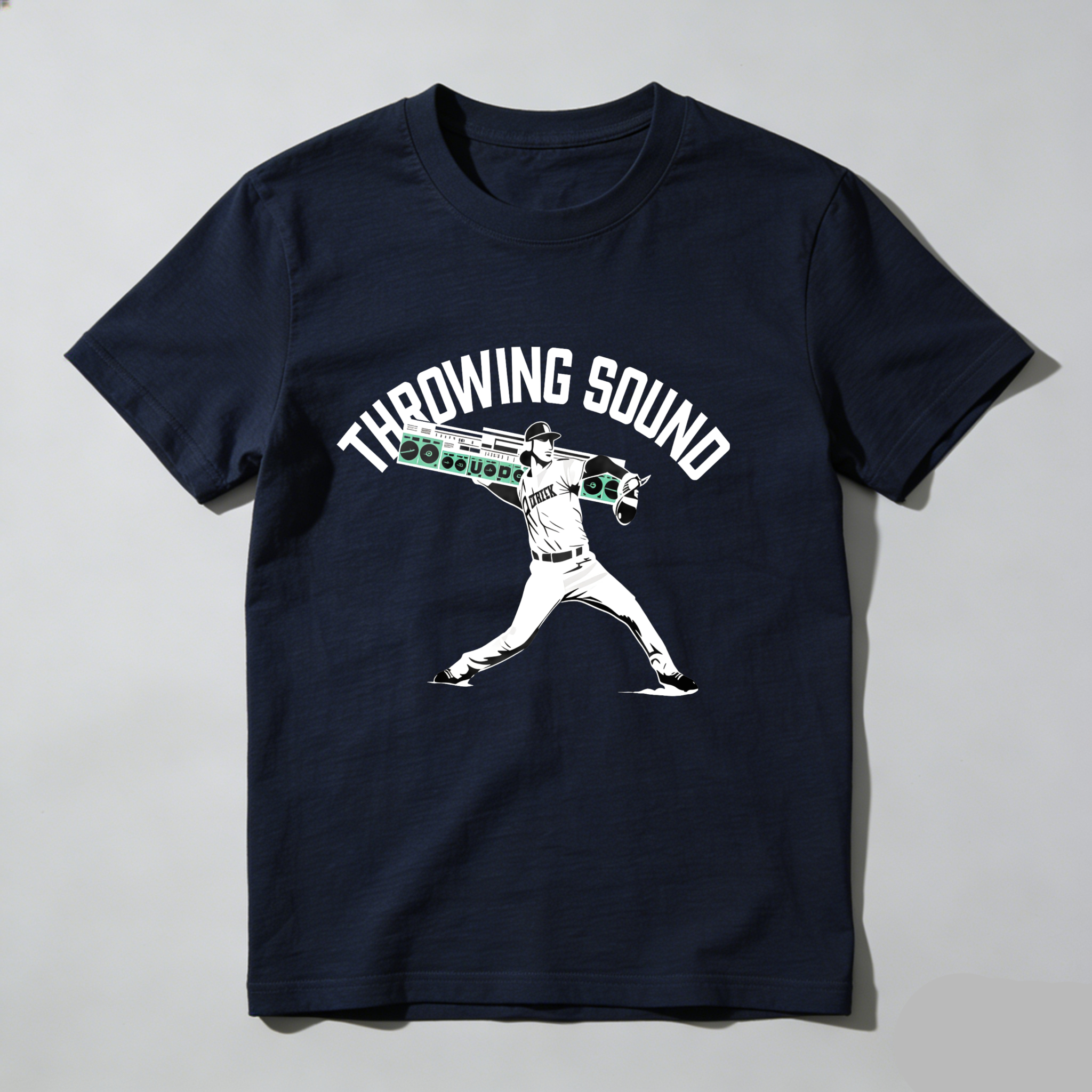 Dorawear™ Throwing Sound Baseball Player Pitching Pose  T Shirt