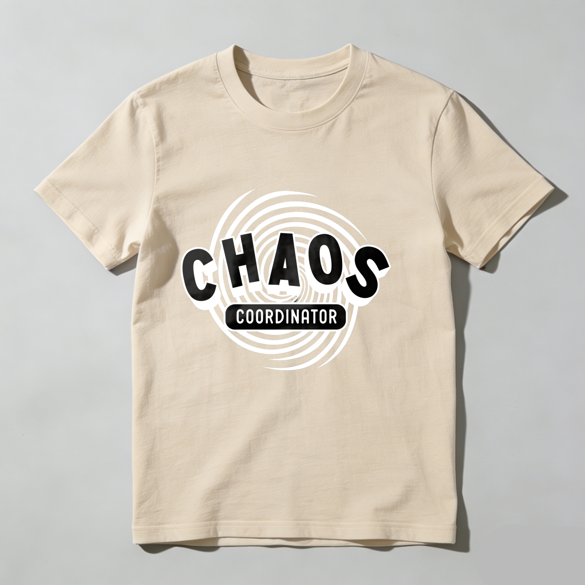 Dorawear™ Chaos Coordinator Spiral Design Pattern T Shirt