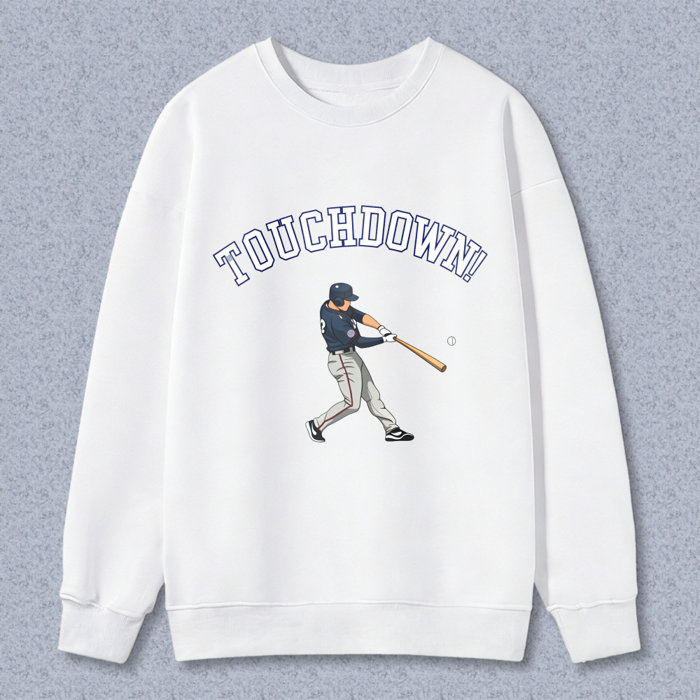 Dorawear™ Baseball Player Touchdown Unisex Classic Sweatshirt