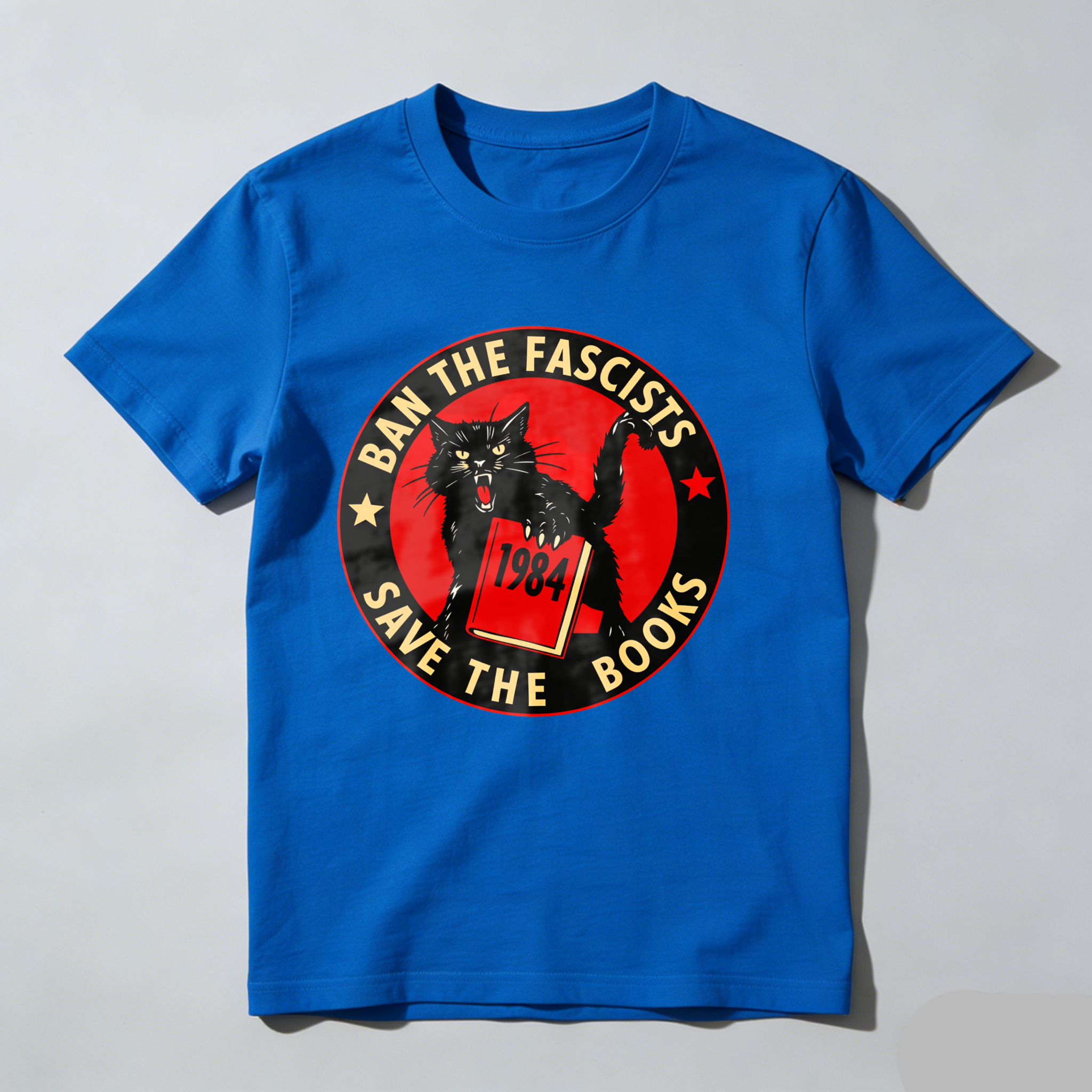 Dorawear Ban The Fascists Save The Books T Shirt