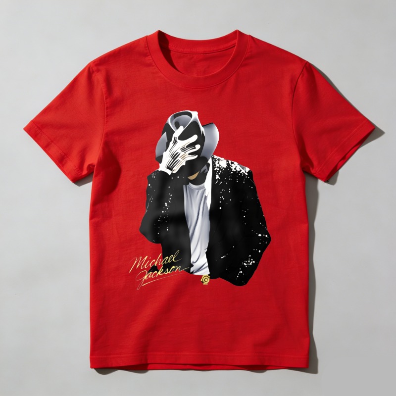 Dorawear™ Michael Jackson Iconic Pose With Glove And Hat T Shirt 100% cotton