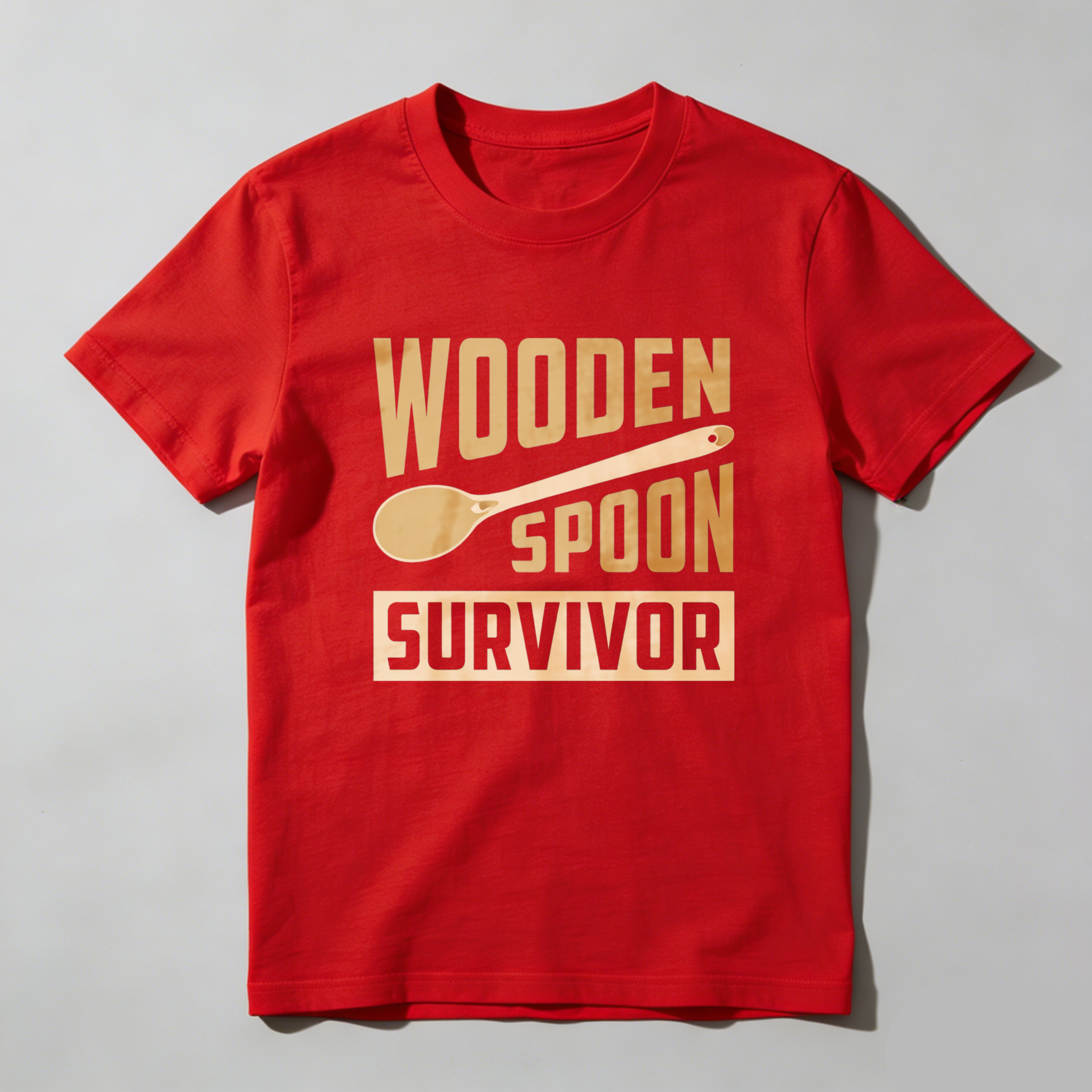 Dorawear™ Wooden Spoon Survivor Pure Cotton Short Sleeve T Shirt-Dorawear