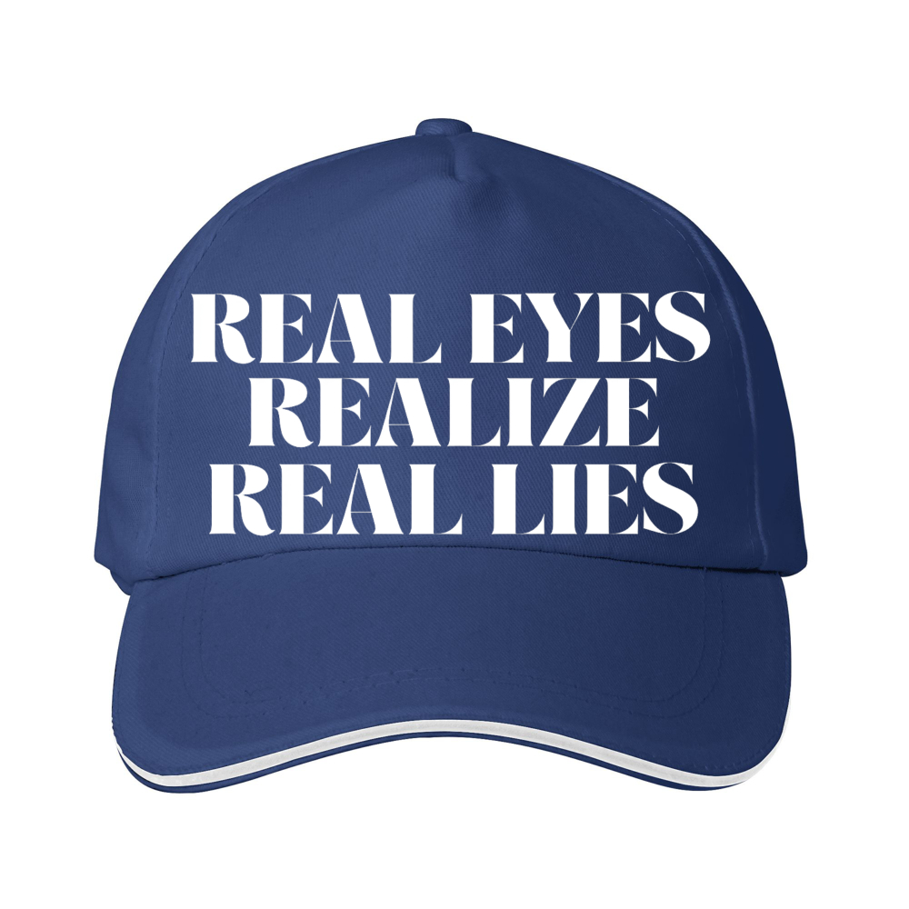 Dorawear™ Real Eyes Realize Real Lies Graphic Baseball Cap