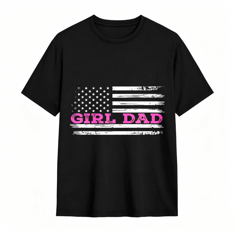 Dorawear™ American Flag Girl Dad Unisex Classic T-shirt