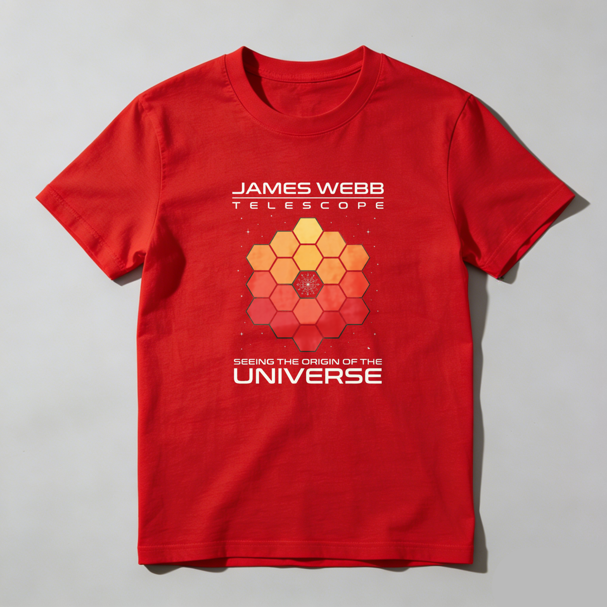 Dorawear™ James Webb Telescope Seeing The Origin Of The Universe Pure Cotton Short Sleeve T Shirt-Dorawear